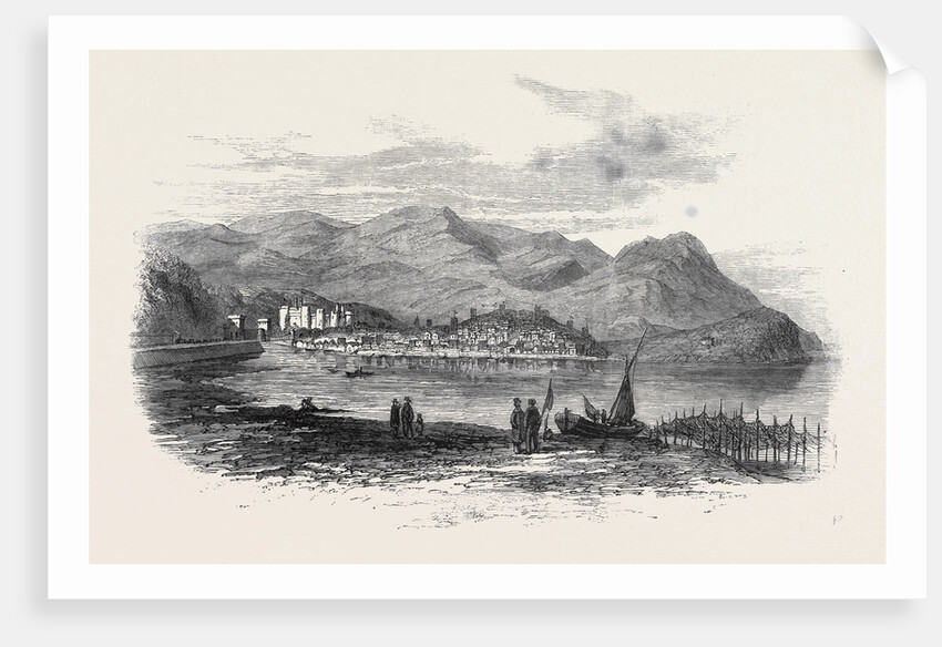 Eisteddfod or Congress of Welsh Literati at Conway Castle: The Town and Castle of Conway by Anonymous