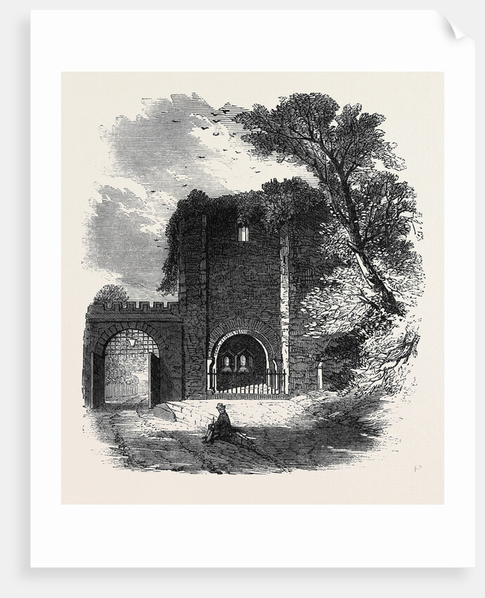 The British Archaeological Association at Exeter Rougemont Castle: Interior of Gateway Seen from Castle Yard by Anonymous