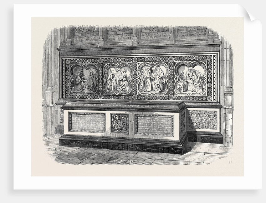 Monument to the Duchess of Gloucester in St. George's Chapel Windsor by Anonymous