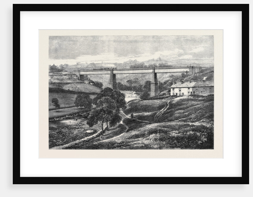 The Mottram Viaduct on the Manchester Sheffield and Lincolnshire Railway by Anonymous