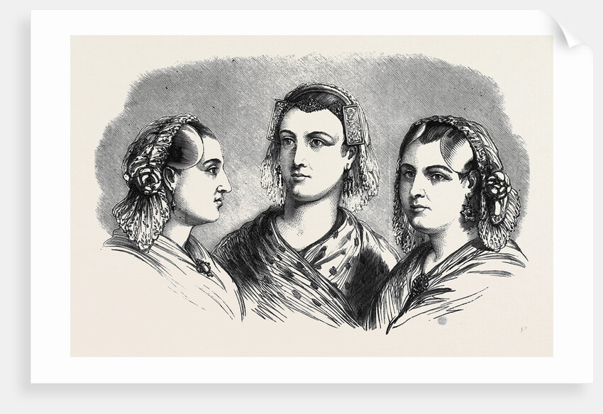 Head Dresses of Friesland Women by Anonymous
