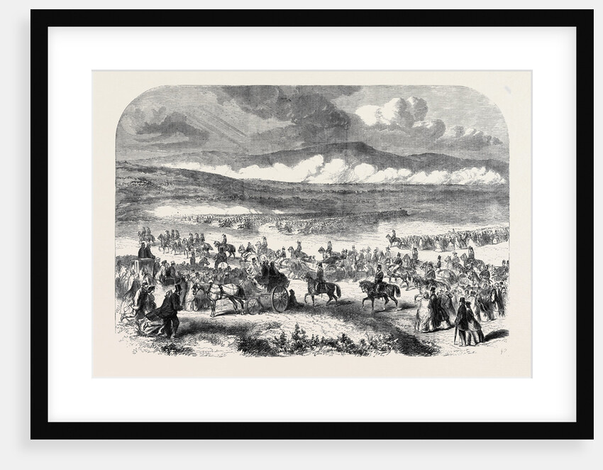 The Queen's Visit to Ireland: Review by Her Majesty on the Curragh of Kildare Charge of Cavalry by Anonymous