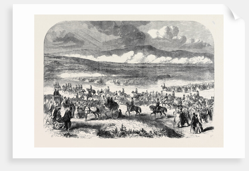 The Queen's Visit to Ireland: Review by Her Majesty on the Curragh of Kildare Charge of Cavalry by Anonymous