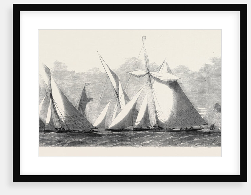 The Installation of Lord Palmerston As Lord Warden of the Cinque Ports Dover Regatta: Start of the Yachts by Anonymous