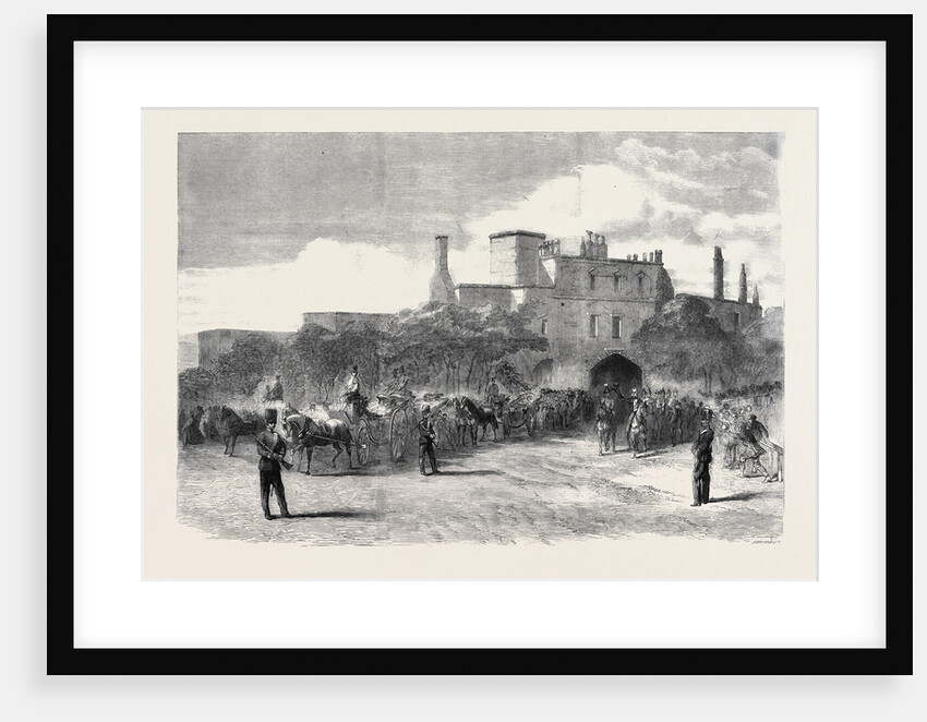 The Installation of Lord Palmerston As Lord Warden of the Cinque Ports: Arrival of His Lordship at Dover Castle by Anonymous