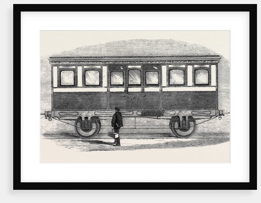 Her Majesty's Carriage on the London and North-Western Railway by Anonymous