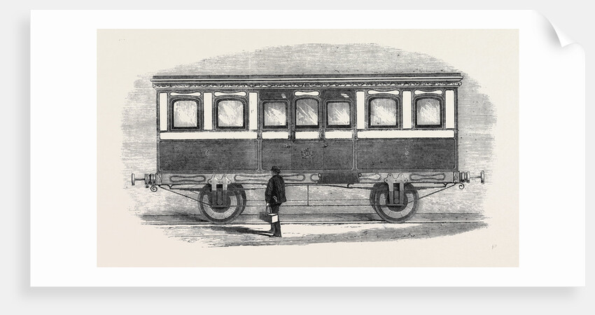 Her Majesty's Carriage on the London and North-Western Railway by Anonymous