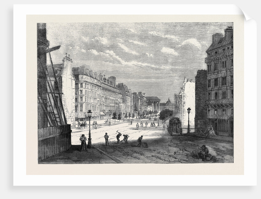 New Boulevard Malesherbes Looking Towards the Madeleine by Anonymous