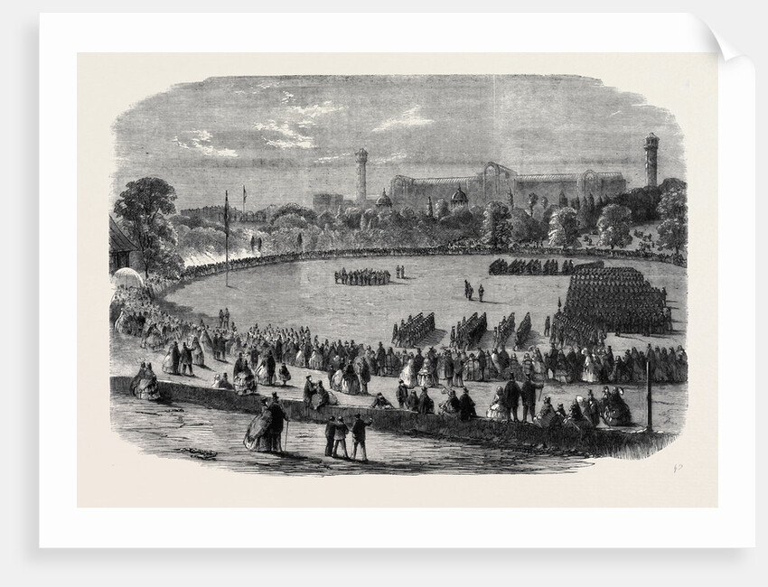 Review at the Crystal Palace of Cadets Attached to Metropolitan and Suburban Volunteer Corps by Anonymous