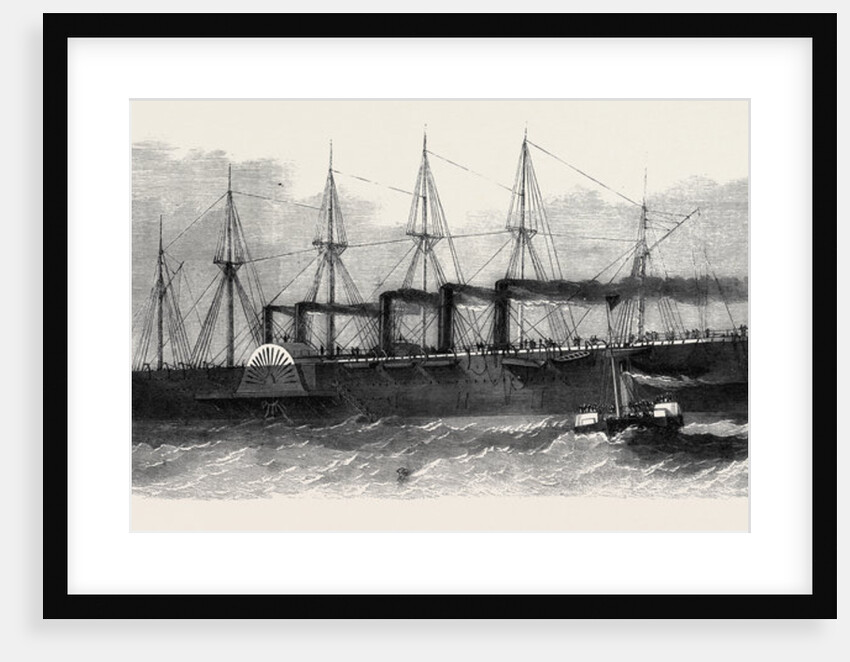 The Disaster to the Great Eastern: The Big Ship Being Towed Towards Cork Harbour by Anonymous
