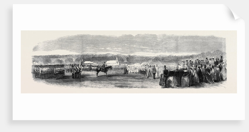 Presentation of Colours to the 36th Regiment by the Prince of Wales at the Curragh Camp by Anonymous