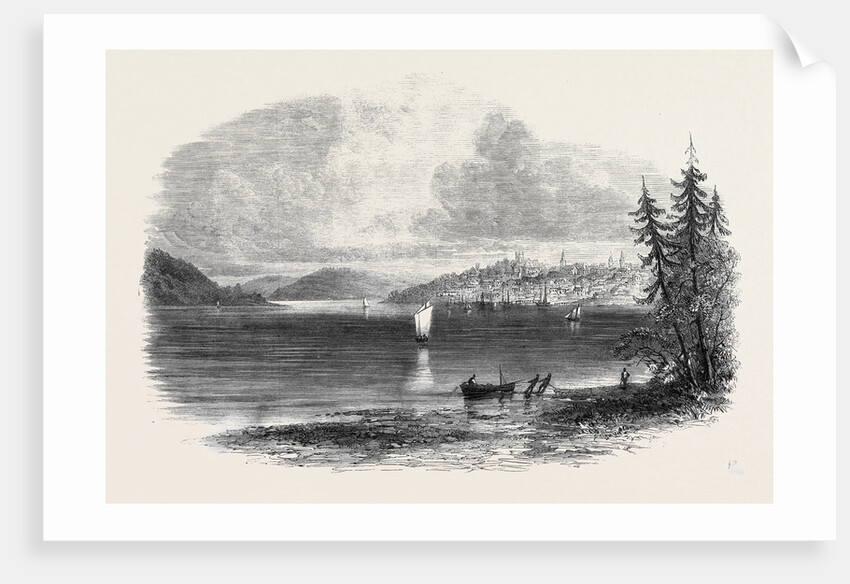 View of Lunenburg from Battery Point the Nova Scotian Goldfields by Anonymous