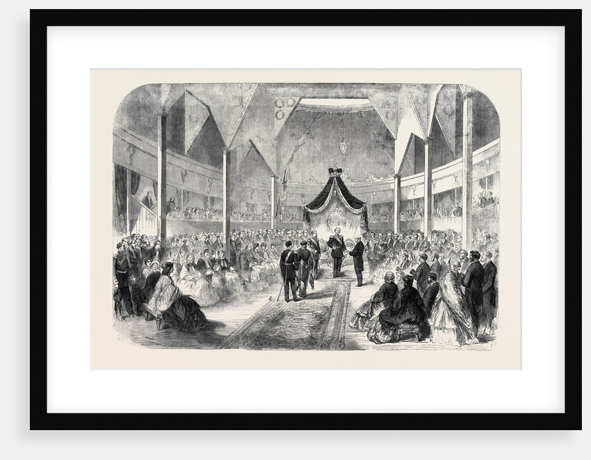 Opening of the Italian Exposition at Florence by Victor Emmanuel by Anonymous