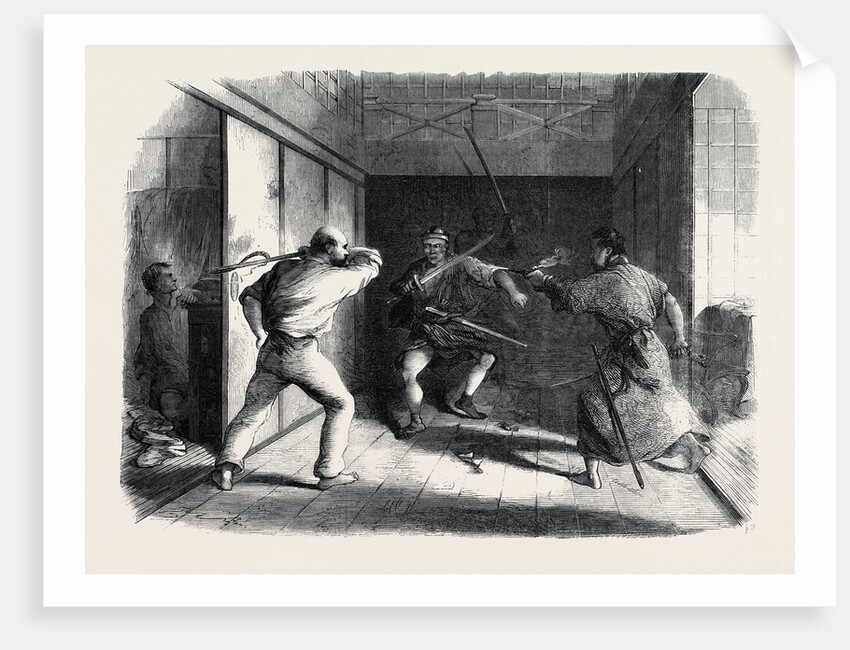 The Outrage on the British Embassy at Jeddo Japan: Attack on Messrs. Oliphant and Morrison by Anonymous