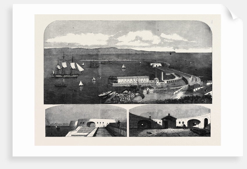 The Great Breakwater and Government Works at Portland by Anonymous