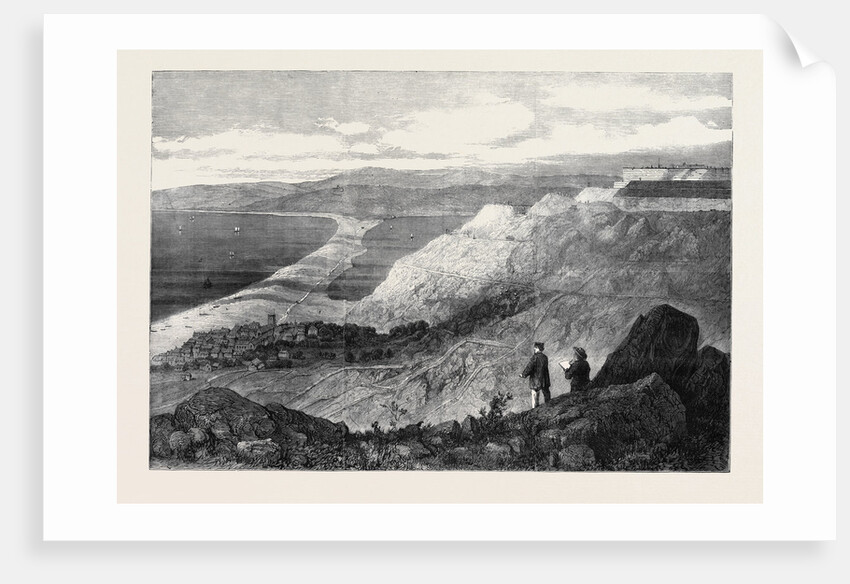 View of the Chesil Bank from Portland Heights by Anonymous