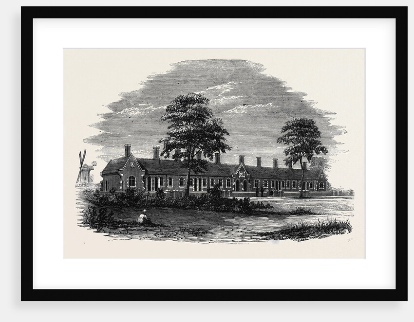 New Almshouses at Old Buckenham Near Attleborough Norfolk Founded by Mr. Robert Cocks by Anonymous