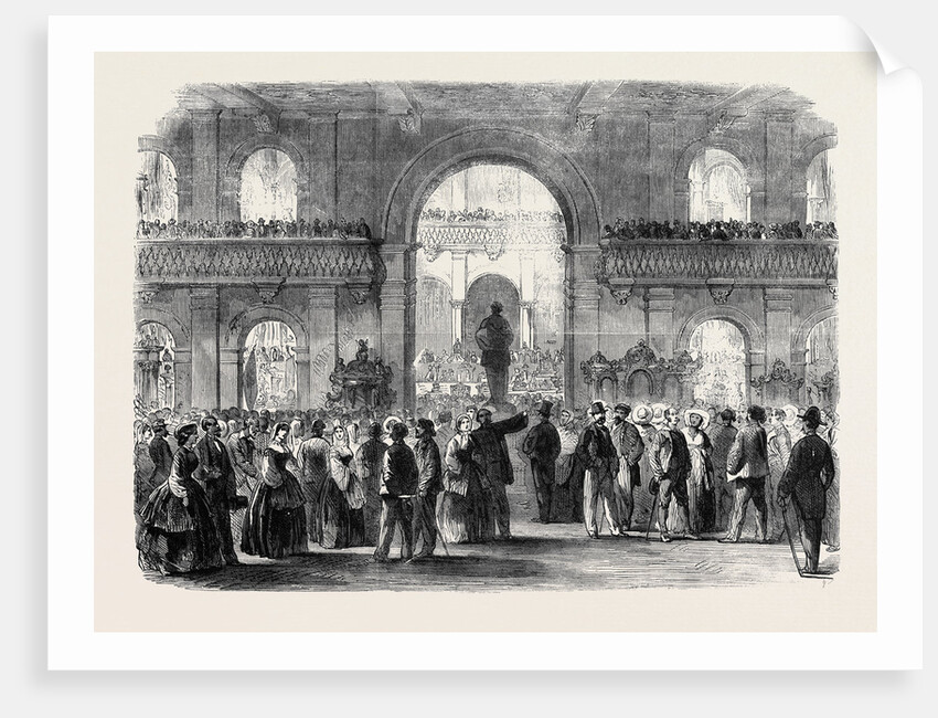 The Italian Exposition at Florence on the First Day of Free Admission by Anonymous