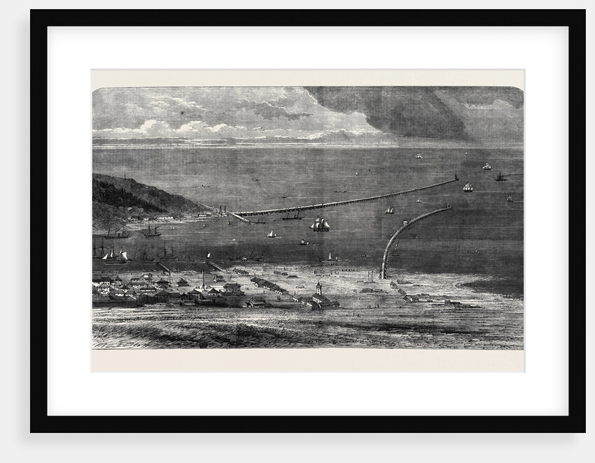 Birdseye View of the Sulina Mouth of the Danube by Anonymous