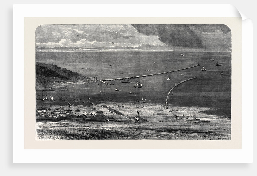 Birdseye View of the Sulina Mouth of the Danube by Anonymous