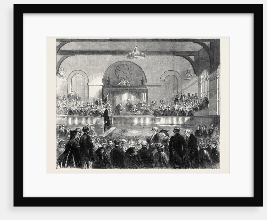 Lord Palmerston Distributing Certificates to the Successful Candidates in the Recent Oxford Middle-Class Examinations at Southampton by Anonymous