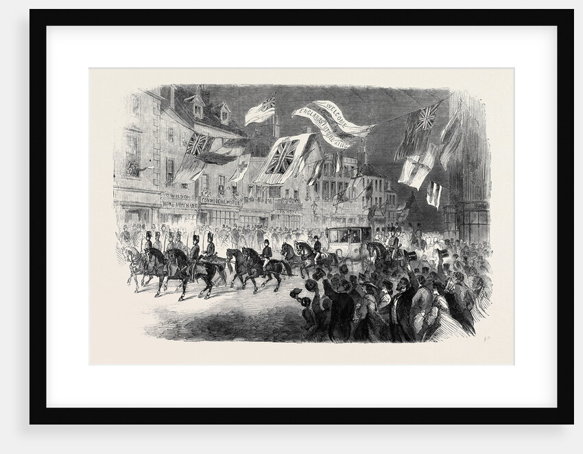 Visit of the Prince of Wales to Clumber: His Royal Highness Passing Through Worksop by Anonymous