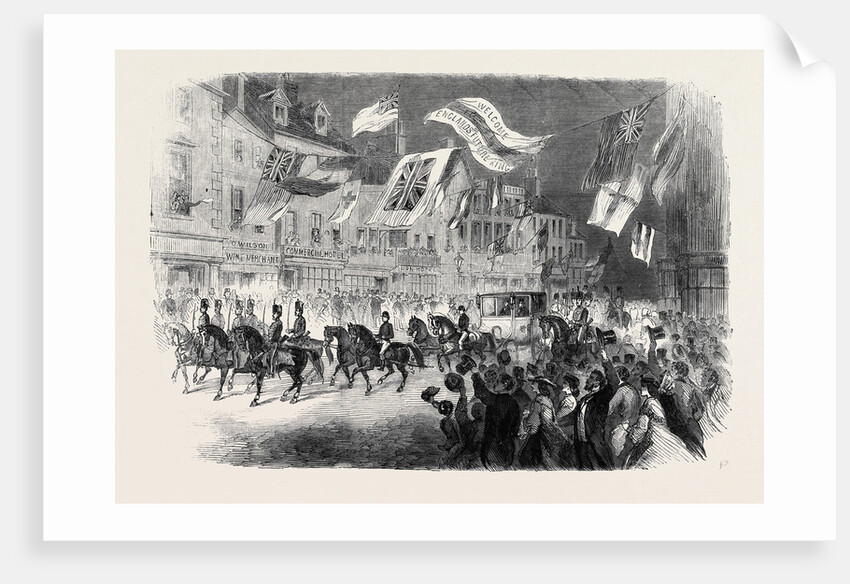 Visit of the Prince of Wales to Clumber: His Royal Highness Passing Through Worksop by Anonymous
