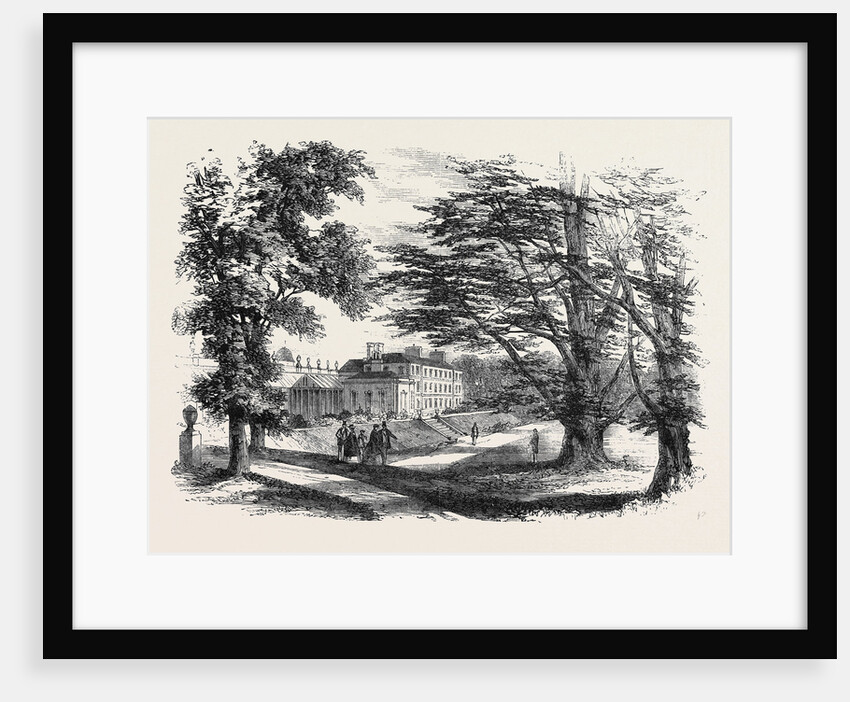 Worksop Manor the Residence of Lord Foley Visited by His Royal Highness Yesterday Week Visit of the Prince of Wales to Clumber October 26 1861 by Anonymous