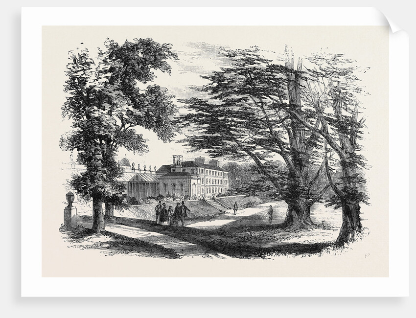 Worksop Manor the Residence of Lord Foley Visited by His Royal Highness Yesterday Week Visit of the Prince of Wales to Clumber October 26 1861 by Anonymous