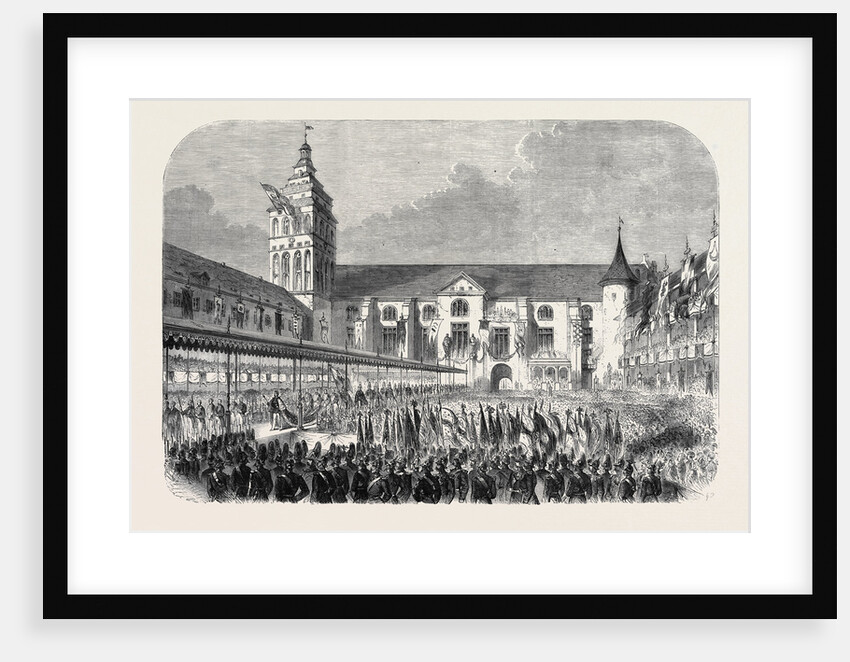 The Coronation of the King and Queen of Prussia: The Procession from the Castle Church Königsberg after the Coronation by Anonymous