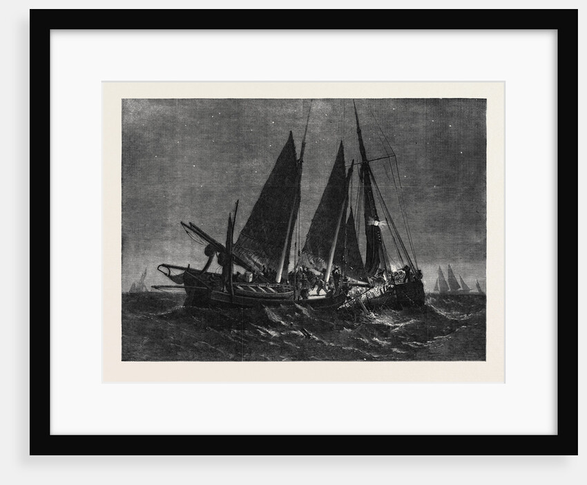 Fight Off the North Foreland Between the Crew of the Prince Arthur Fishing-Smack of Ramsgate and of the Boulogne Fishing Boat by Anonymous