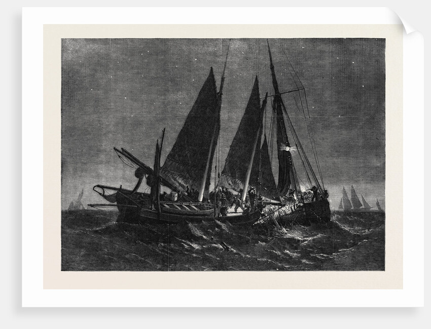 Fight Off the North Foreland Between the Crew of the Prince Arthur Fishing-Smack of Ramsgate and of the Boulogne Fishing Boat by Anonymous