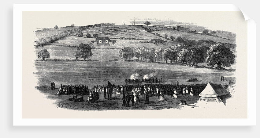 The New Range of the 1st Surrey Rifles Peckham Rye: Firing for the Prizes at the 550 Yards by Anonymous