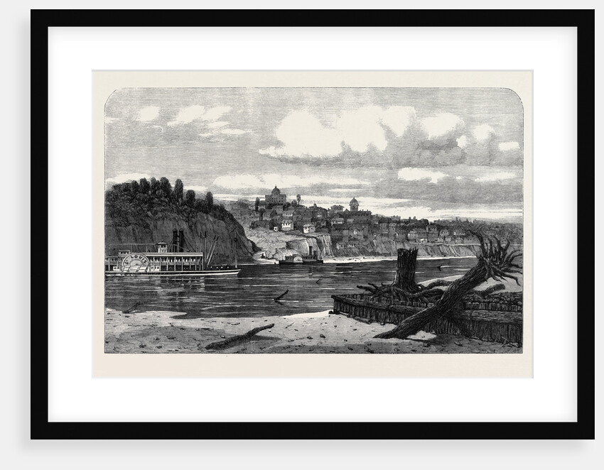 View of St. Joe Missouri from the Kansas Side by Anonymous