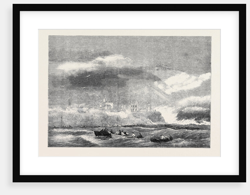 The Sea Breaking Over the Cliff at Tynemouth During the Gale on Saturday the 2nd Inst. November 16 1861 by Anonymous