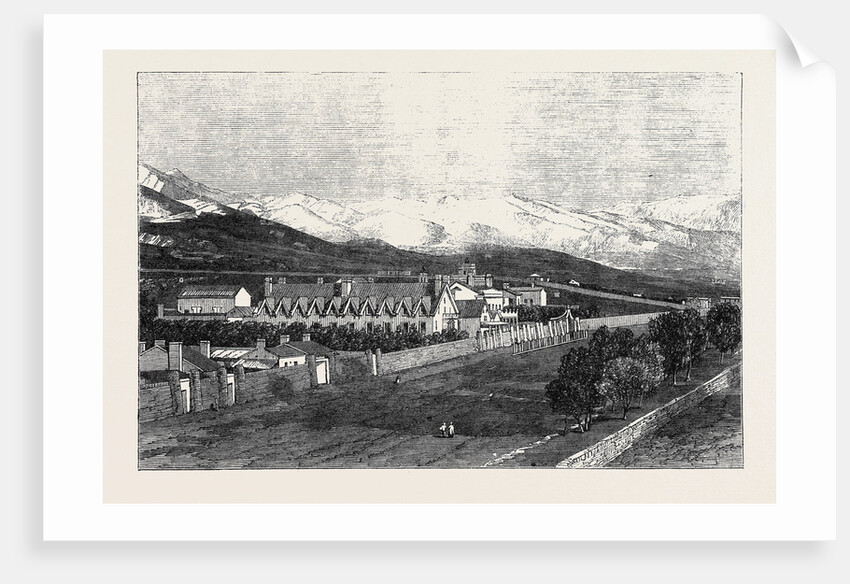 The Residence of Brigham Young at the Great Salt Lake City Utah. by Anonymous