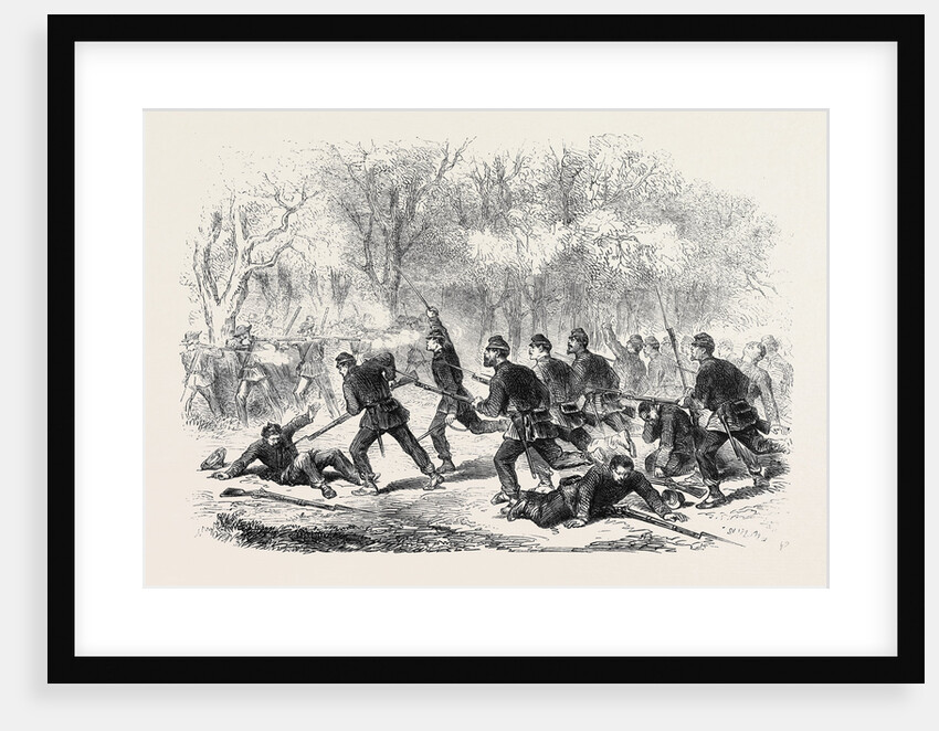 The Civil War in America: The Fight at Ball's Bluff Upper Potomac by Anonymous
