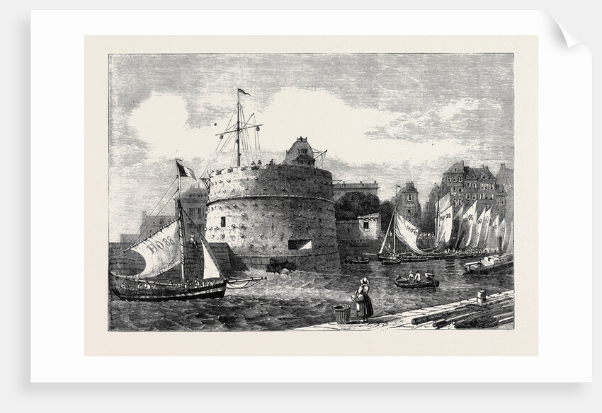 Tower of Francis I at Havre in Course of Demolition to Improve the Entrance to the Harbour by Anonymous