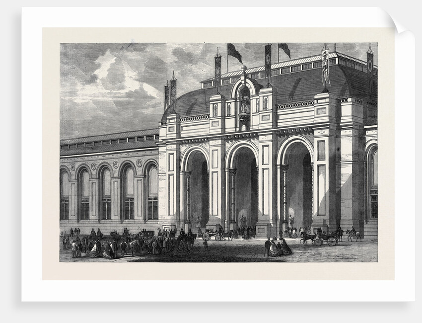 The Main Entrance of the International Exhibition Building by Anonymous