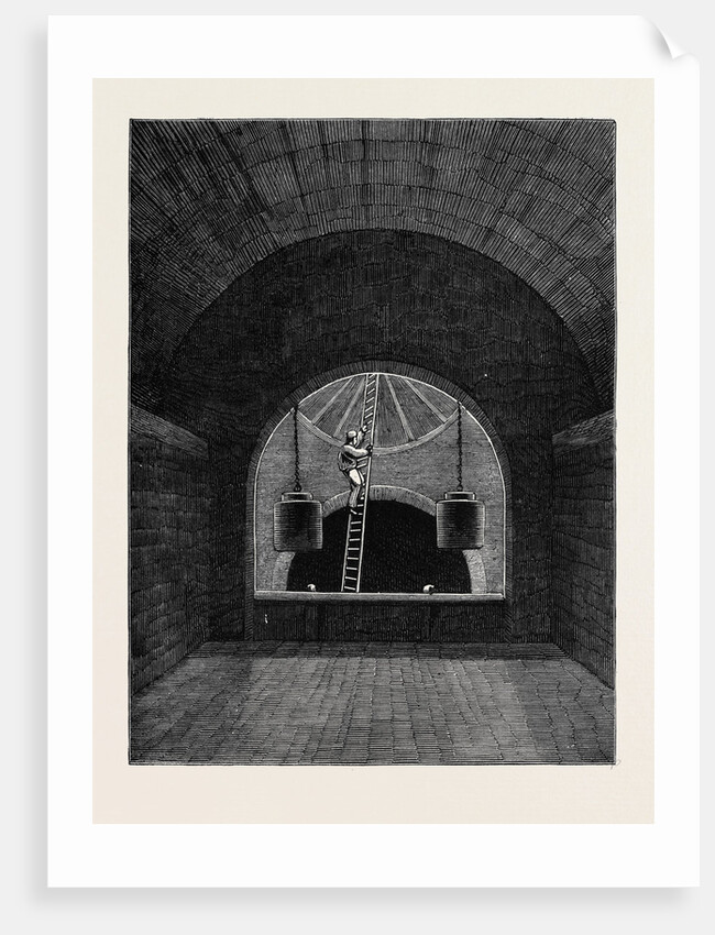 The Penstock Chamber at Old Ford London Main Drainage by Anonymous