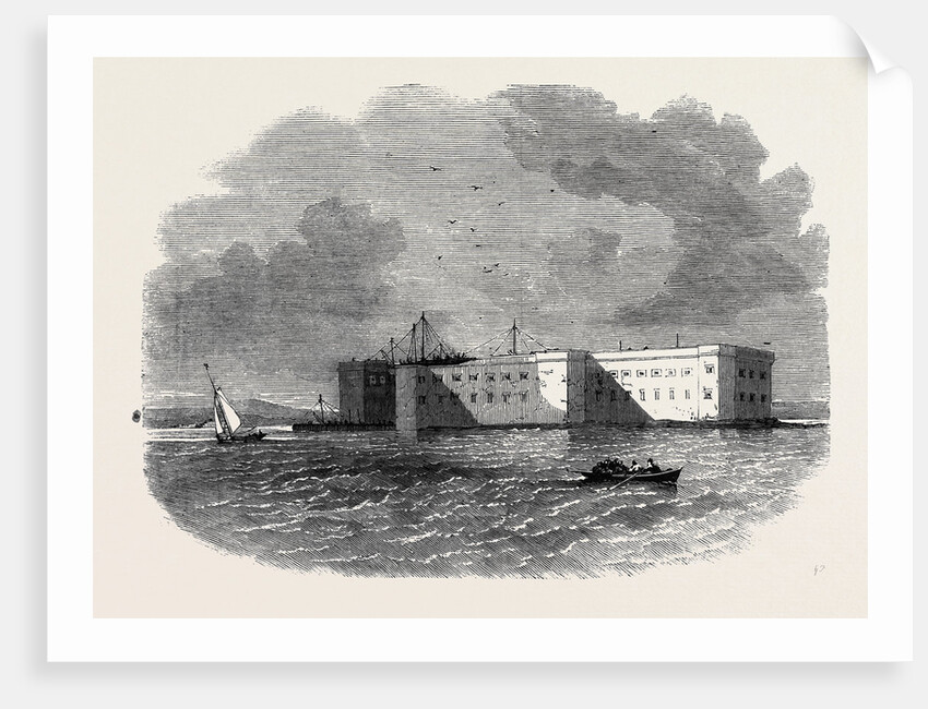 Fort Montgomery at Rowse's Point Lake Champlain by Anonymous