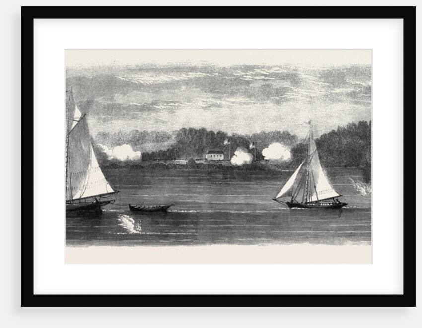 The Civil War in America: The Confederate Batteries on the Lower Potomac by Anonymous