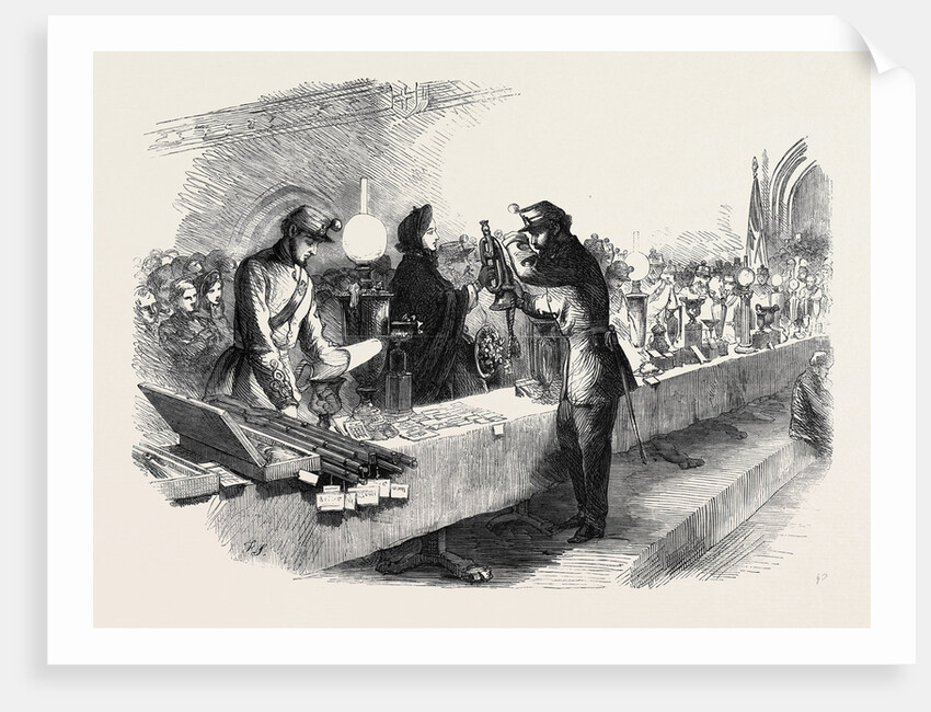 Presentation of Prizes to the Queen's (Westminster) Rifle Volunteers in Westminster Hall by Anonymous