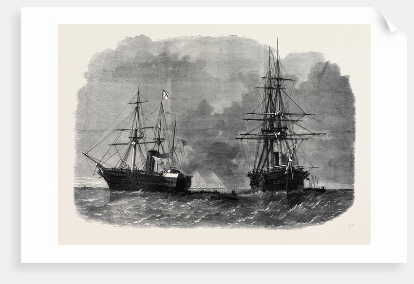 The Seizure by Captain Wilks of the United States' War Ship San Jacinto by Anonymous