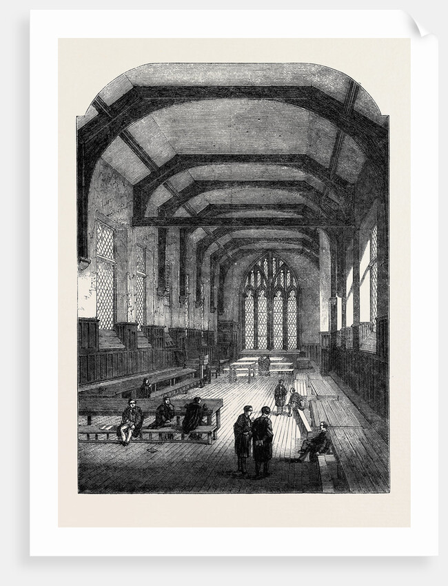 Shrewsbury Grammar School: The Schoolroom by Anonymous