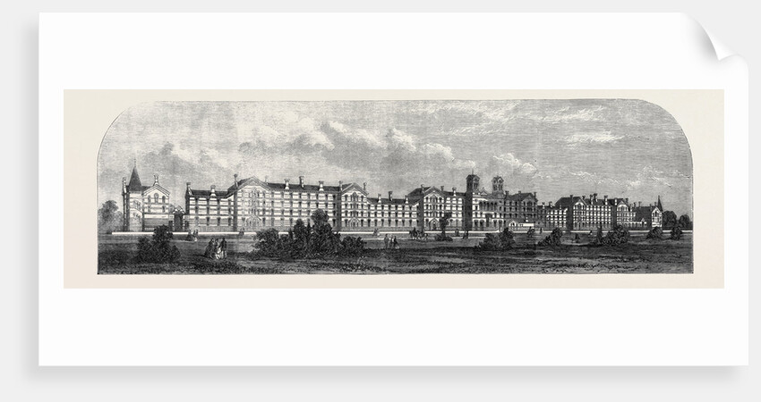 The New Barracks for the Guards at Chelsea December 21 1861 by Anonymous