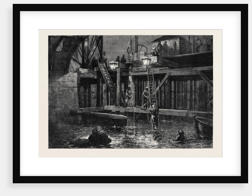 The Last Vestiges of Old Westminster Bridge by Anonymous