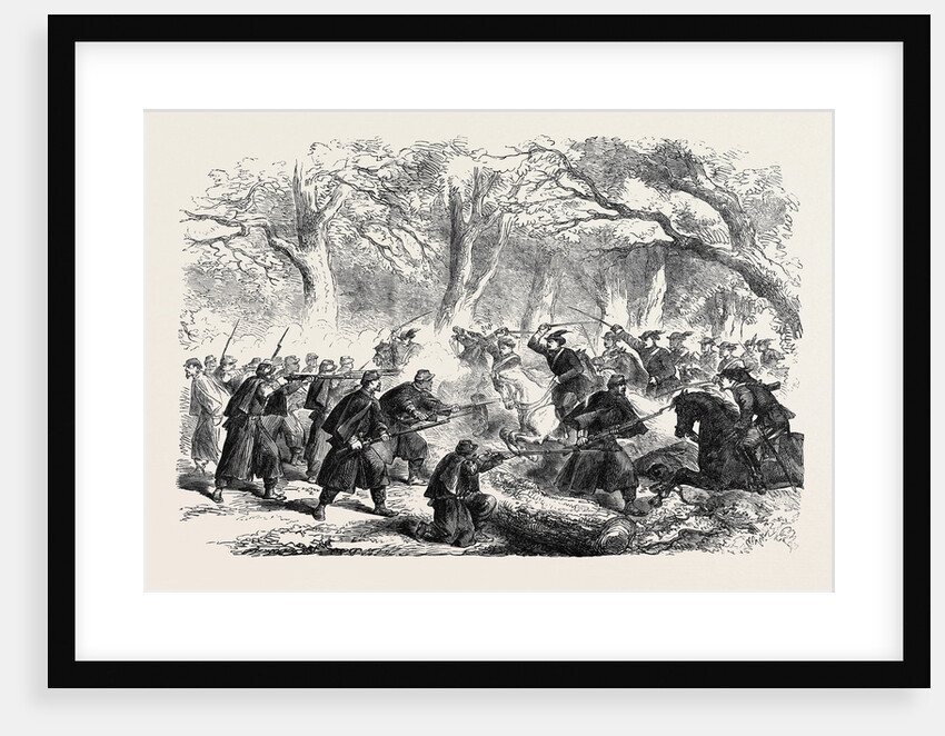 The Civil War in America: Skirmish Near Fall's Church Virginia December 21 1861 by Anonymous