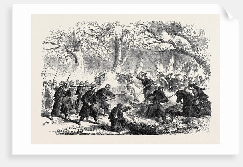 The Civil War in America: Skirmish Near Fall's Church Virginia December 21 1861 by Anonymous