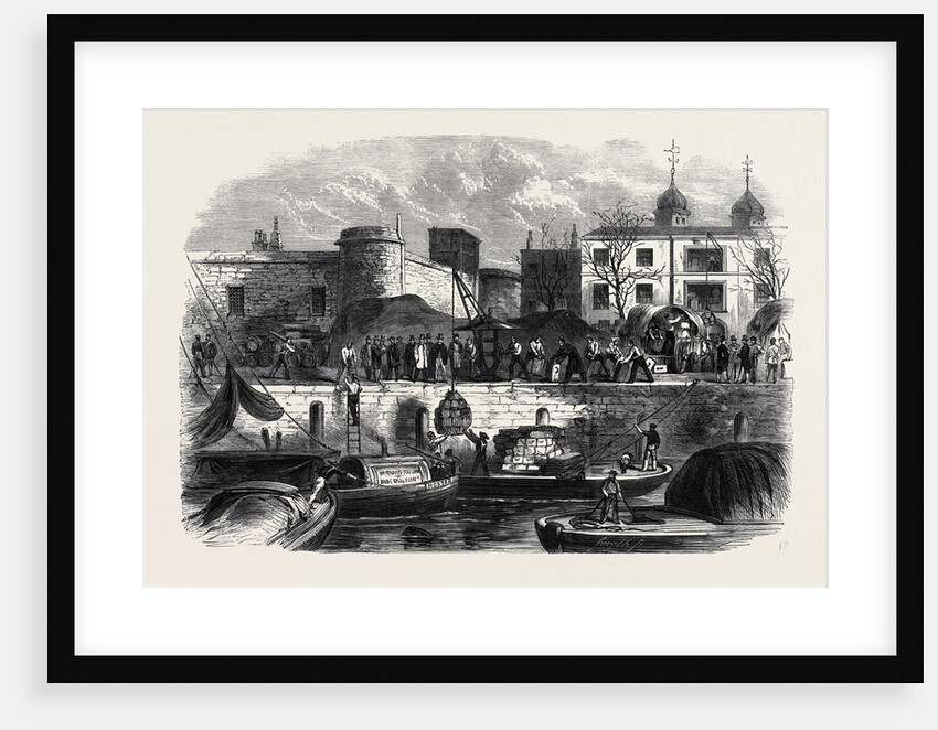 Shipping Munitions of War at the Tower for Canada December 28 1861 by Anonymous